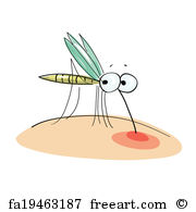 180x195 Free Art Print Of Cartoon Gnat. Cartoon Mosquito Gnat Isolated On