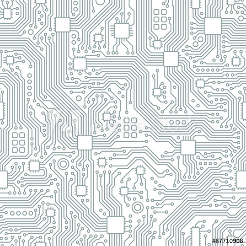 500x500 Technology Abstract Motherboard Illustration Background
