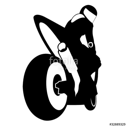 500x500 Moto Gp Silhouette Stock Image And Royalty Free Vector Files On