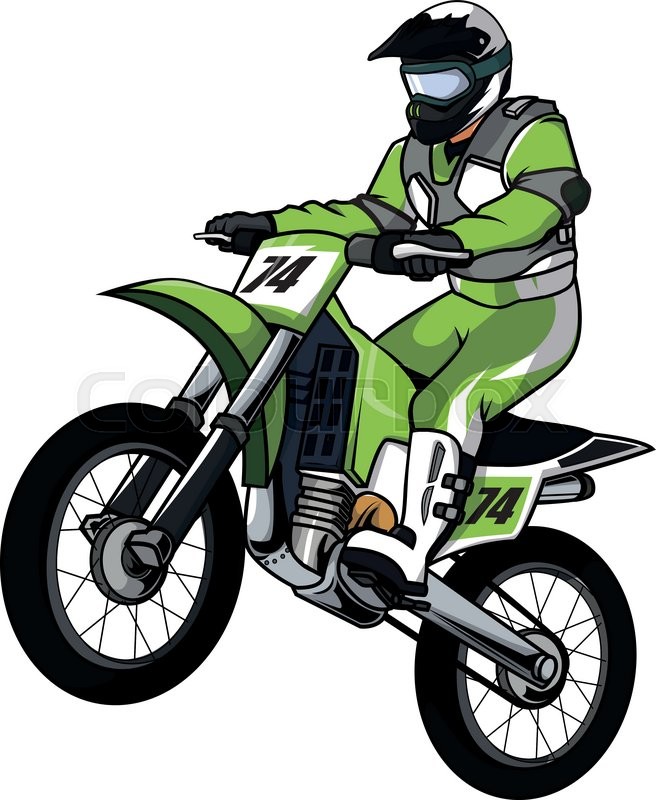 656x800 Moto Cross Vector Illustration Design Stock Vector Colourbox