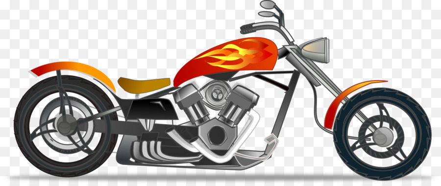 900x380 Helicopter Chopper Motorcycle Clip Art