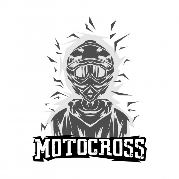 626x626 Motocross Design Vector Vector Premium Download