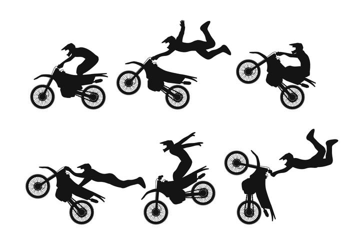 700x490 Motocross Vector Set