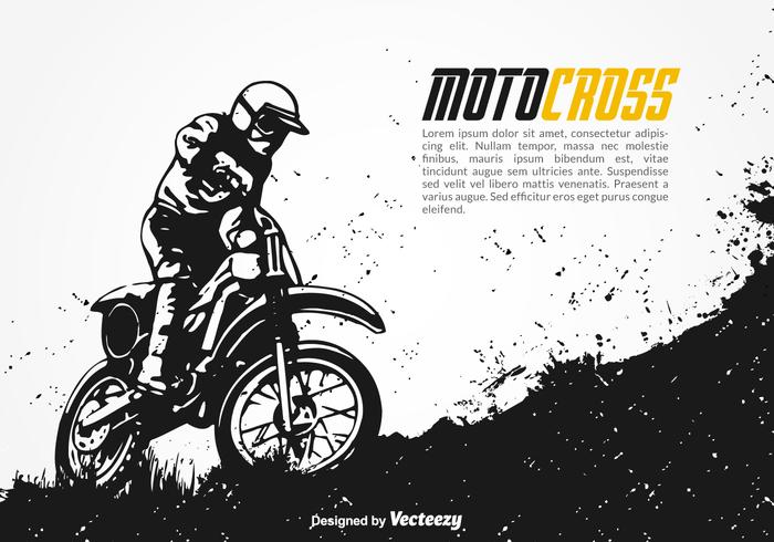 700x490 Motocross Vector Background