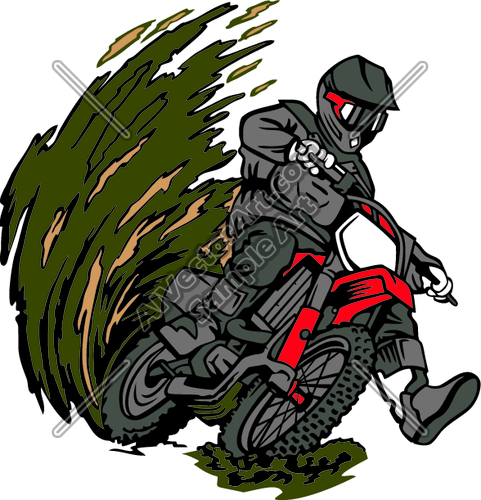 481x500 Motocrossm06 Clipart And Vectorart Vehicles