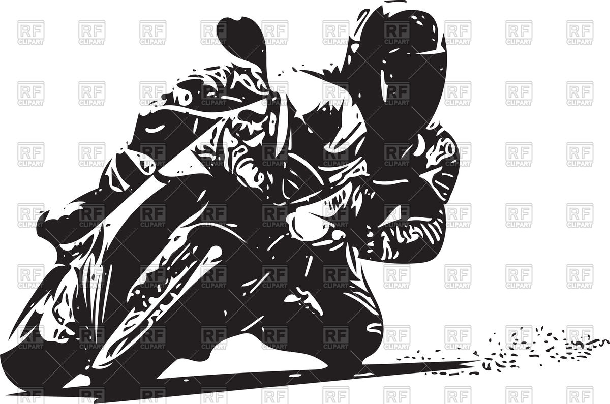 1200x795 Extreme Motocross Racer By Motorcycle Vector Image Vector