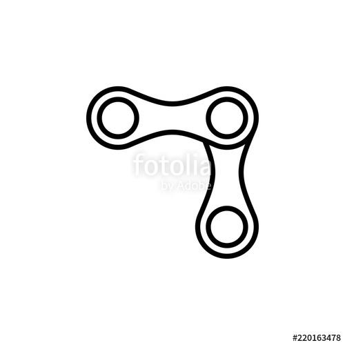500x500 Motorcycle Chain Icon. Element Of Motorbike For Mobile Concept And