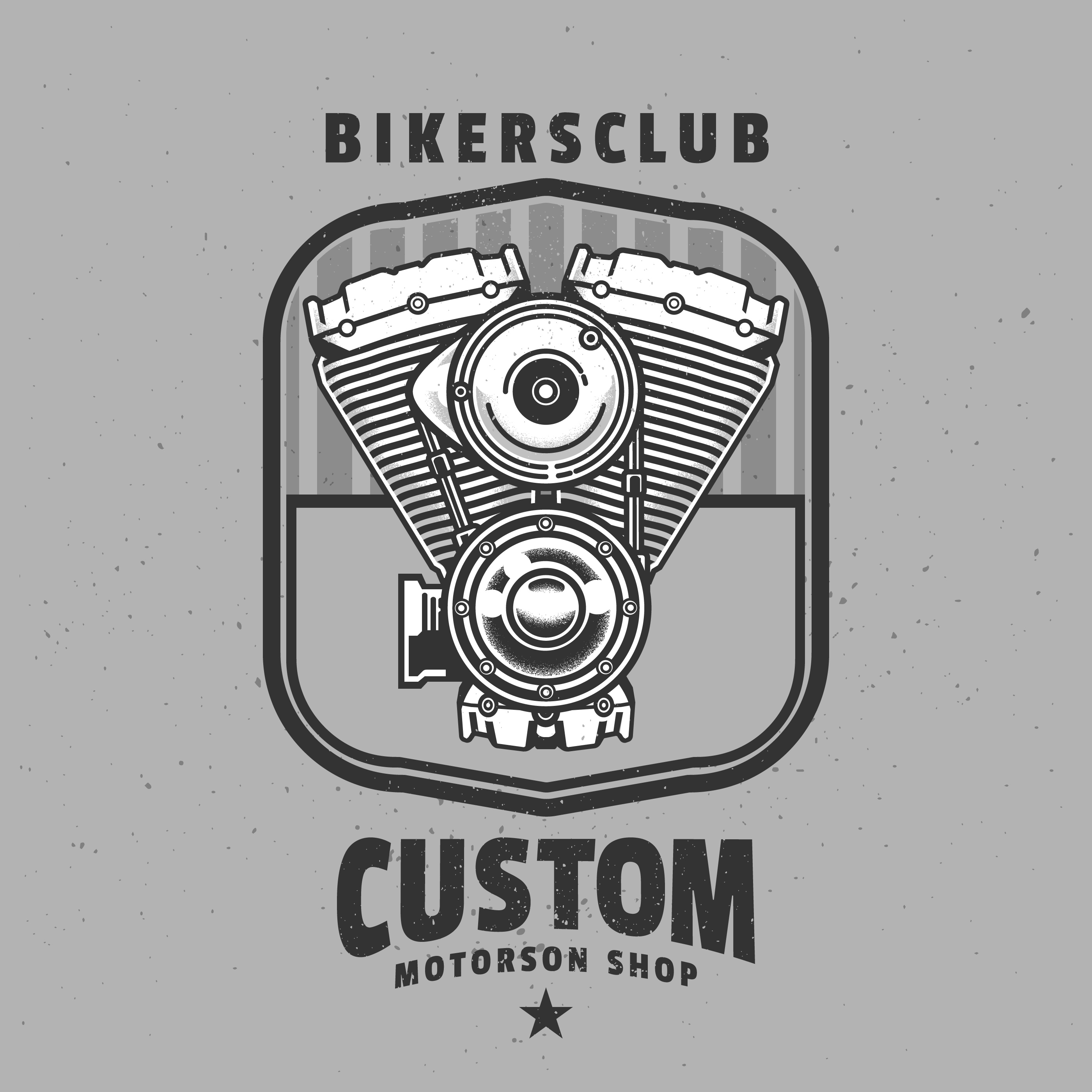 2800x2800 Vintage Motorcycle Engine Labels