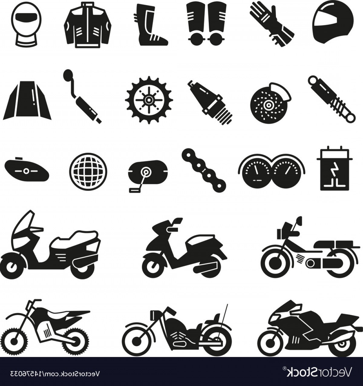 Motorcycle Parts Vector at GetDrawings | Free download