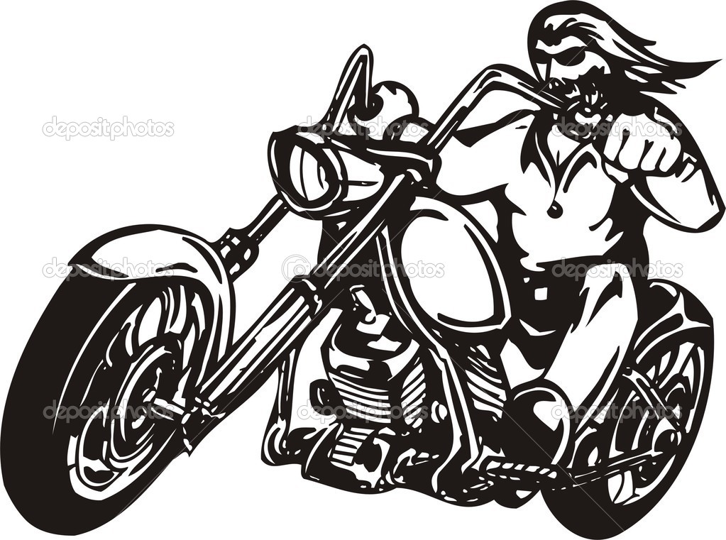 1023x761 Harley Davidson Clipart Motorcycle Rider