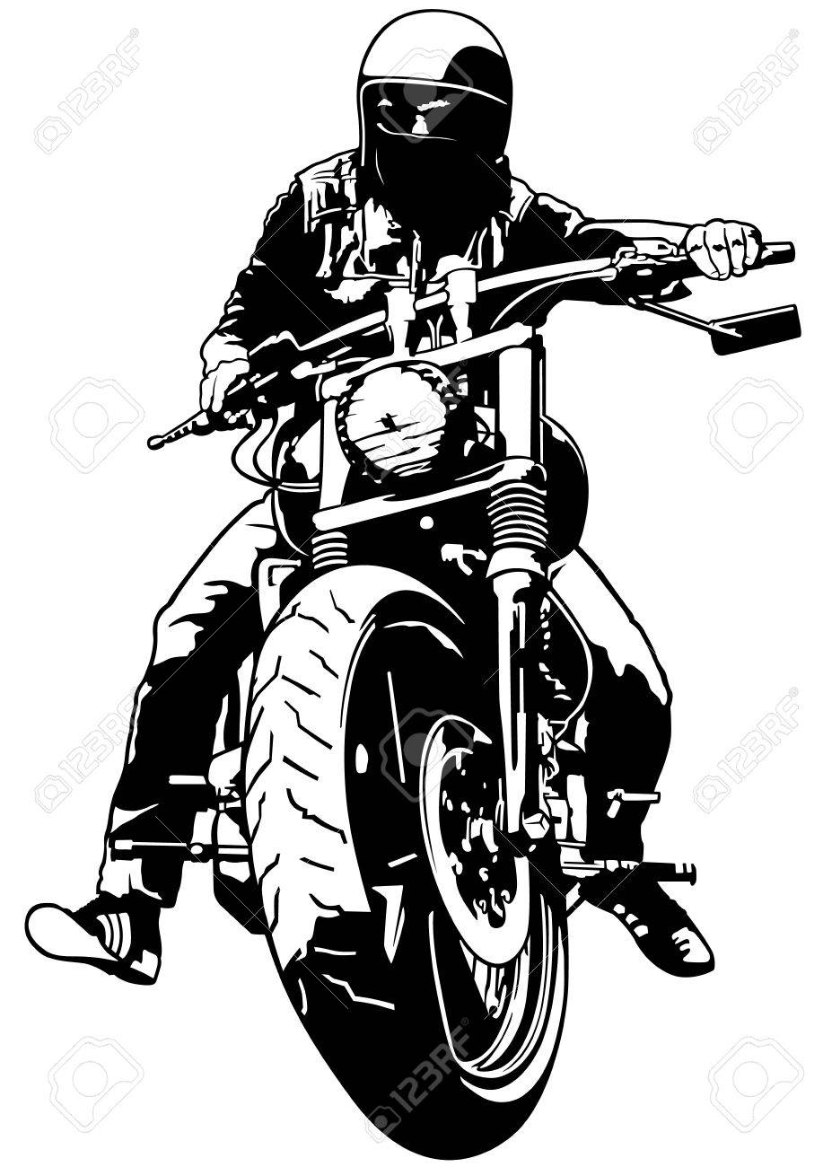 917x1300 Harley Davidson Clipart Motorcycle Rider
