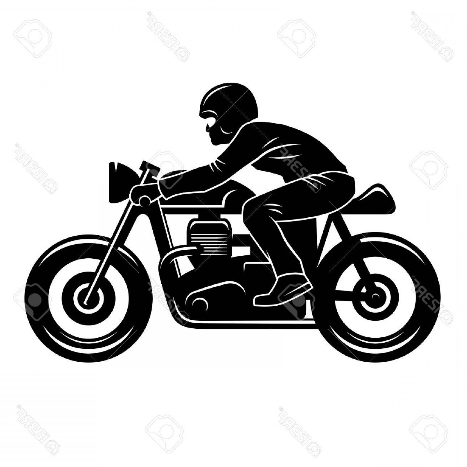 Motorcycle Rider Vector at GetDrawings | Free download