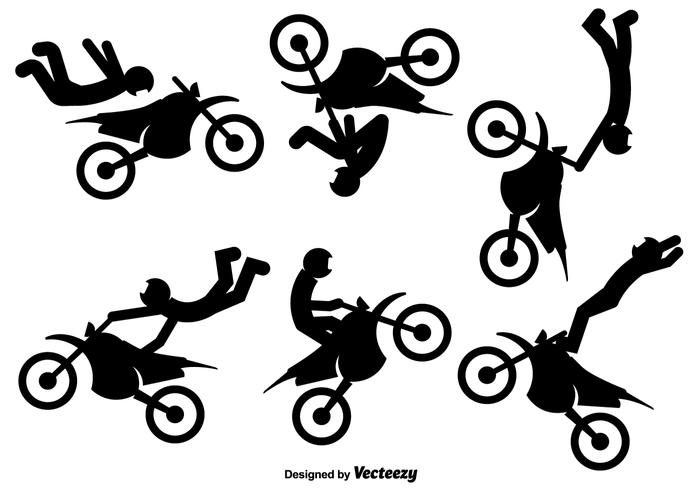 700x490 Vector Icons Of Motorcycle Rider