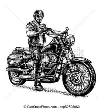 356x371 Motorcycle Riding Clipart Wall Sticker Designs And Ideas