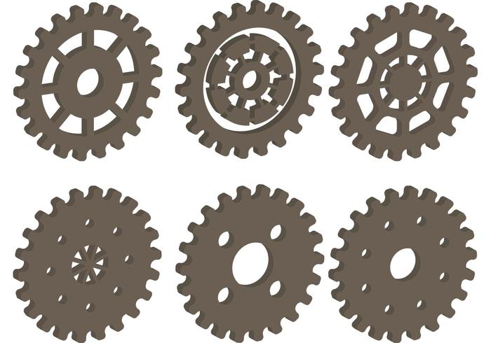 700x490 3d Bike Sprocket Vectors