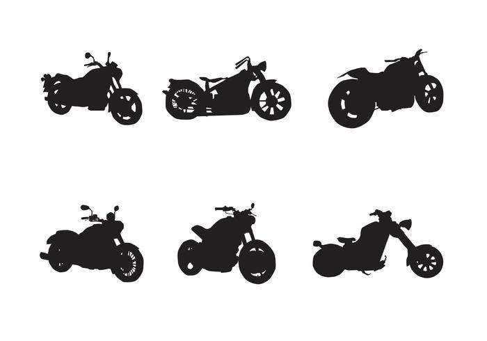 700x490 Free Motorcycle Vector Silhouettes