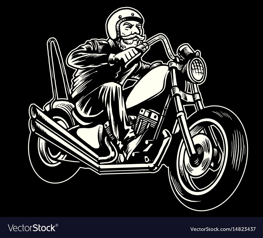 1000x908 Motorcycle Vector