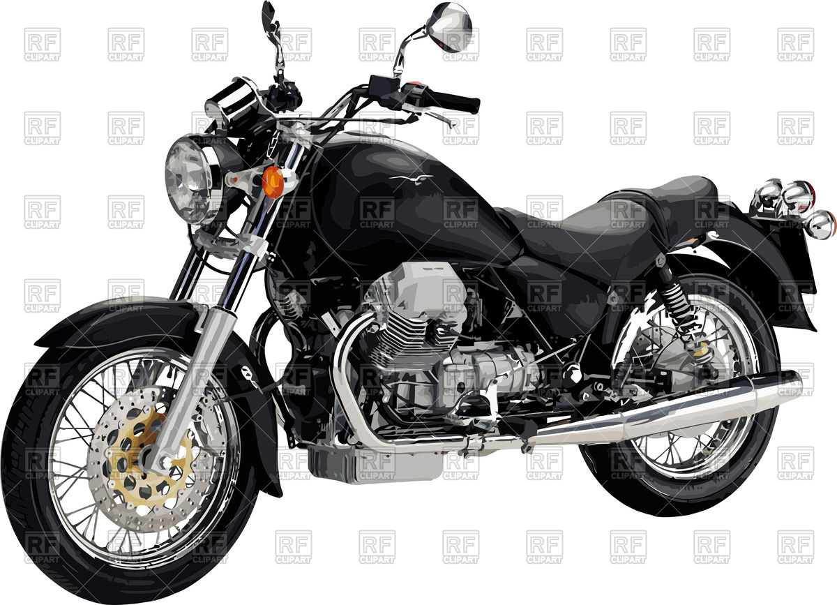 1200x867 Realistic Motorcycle Vector Image Vector Artwork Of
