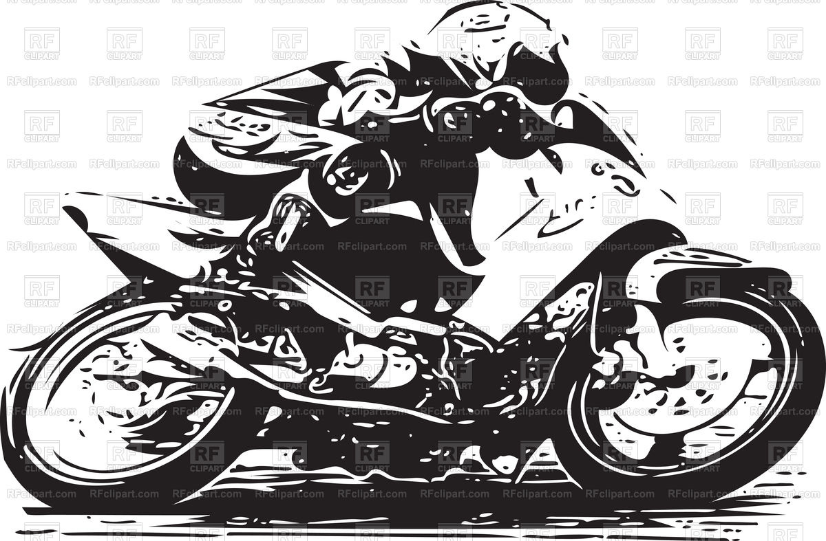 1200x787 Extreme Motocross Racer By Motorcycle Vector Image Vector