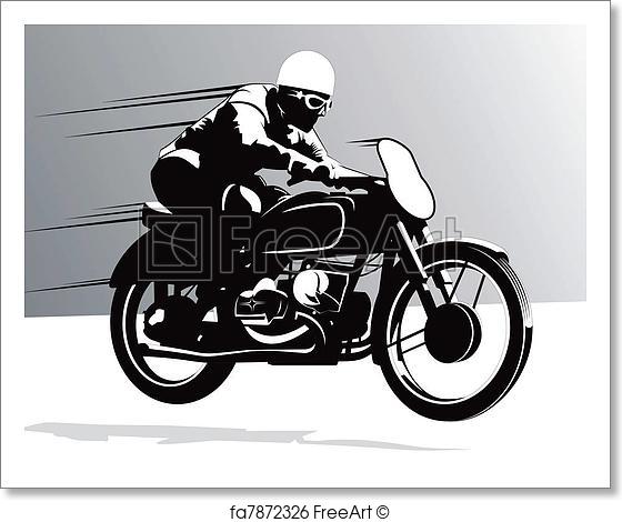 560x470 Free Art Print Of Chopper Motorcycle Vector. Chopper Motorcycle