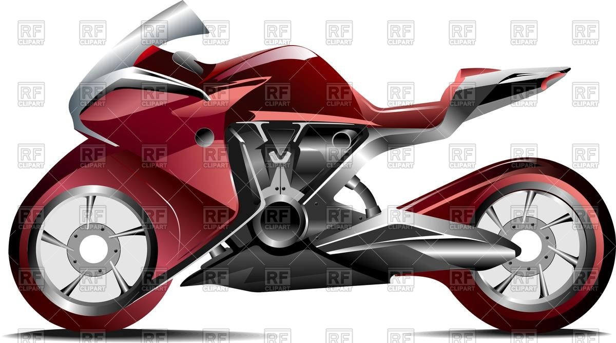 1200x668 Modern Sport Motorcycle Vector Image Vector Artwork Of