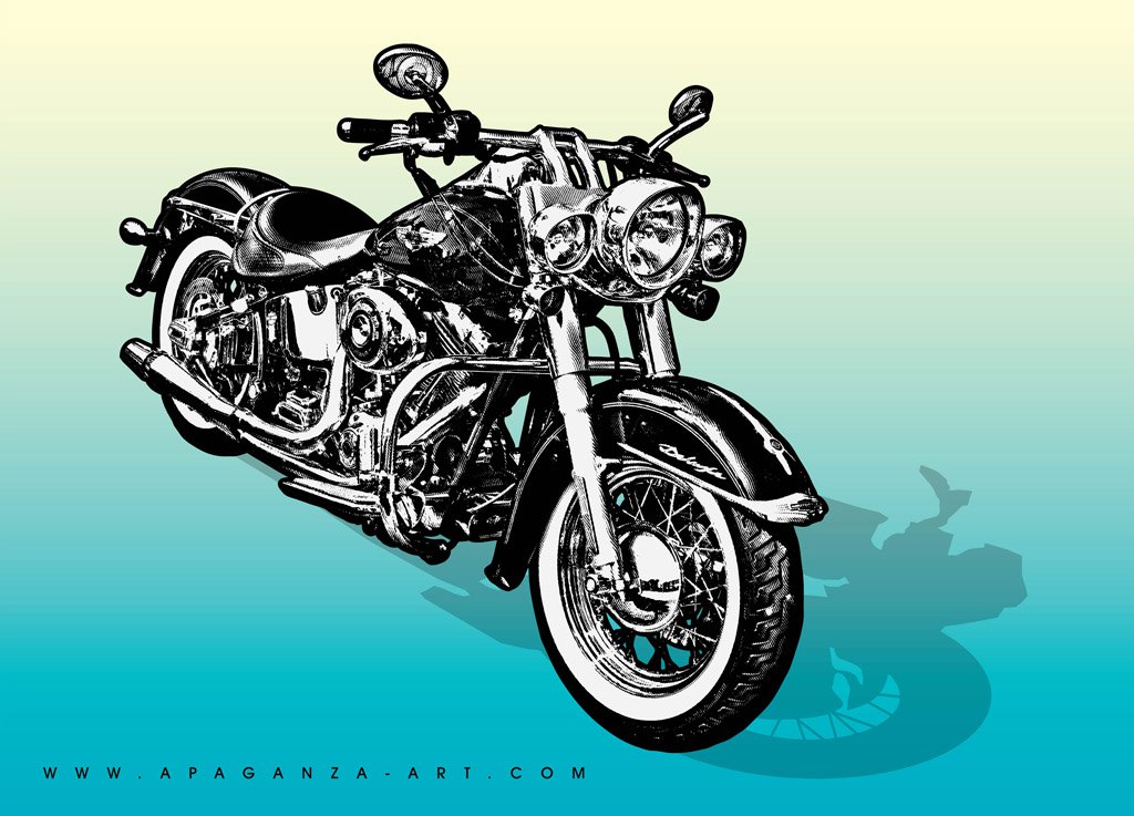 1024x737 Motorcycle Vector Graphics Vector Art Amp Graphics