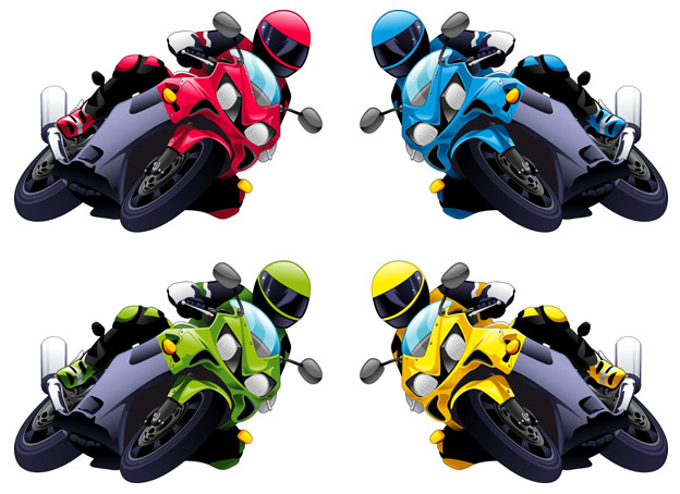 624x454 Motorcycle Vector Free Vector 4vector