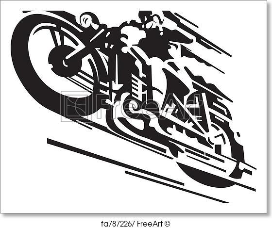 560x470 Free Art Print Of Motorcycle Vector Background. Motorcycle Vector
