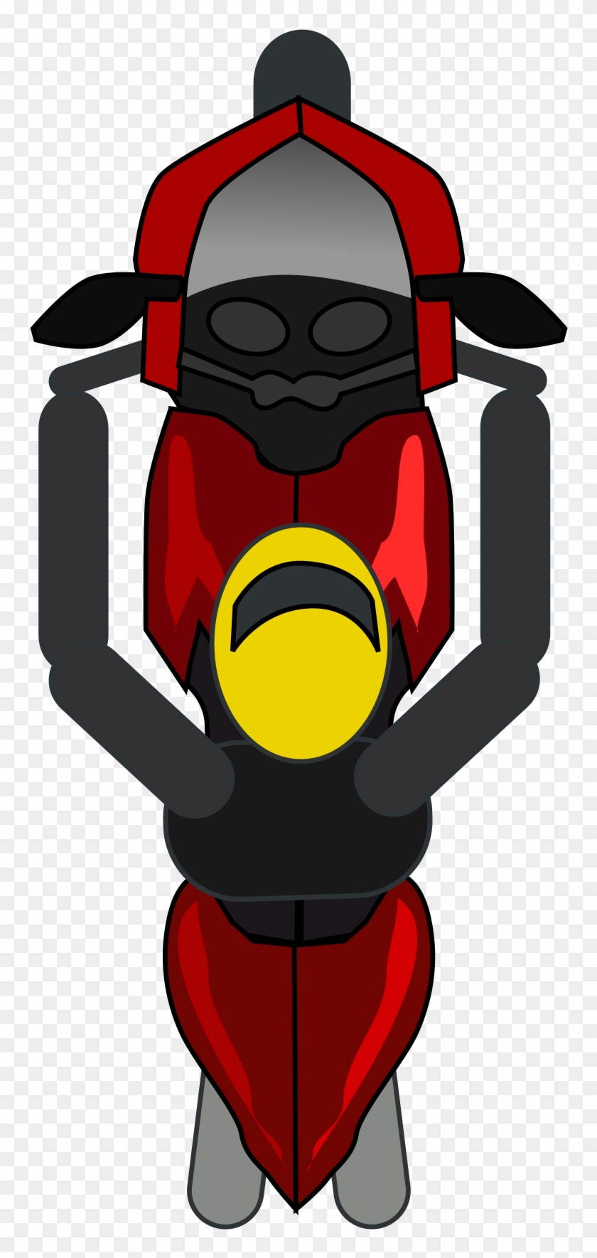 840x1769 Clipart Racing Bike Top Down For Games