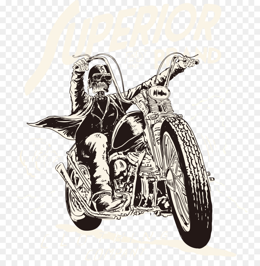 900x920 Download Motorcycle T Shirt Motorcycle Vector Skull