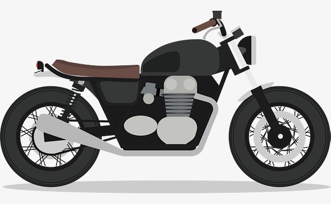 650x400 Handsome Motorcycle, Motorcycle Vector, Vector Png, Locomotive Png