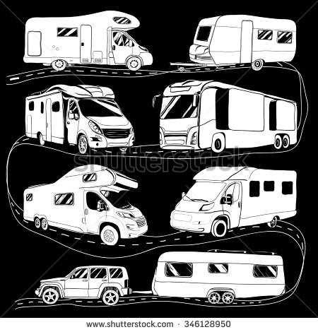 450x470 Caravan Clipart Motorhome Free Collection Download And Share