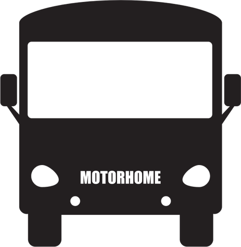 488x500 Motorhome Silhouette Vector Clip Art Public Domain Vectors