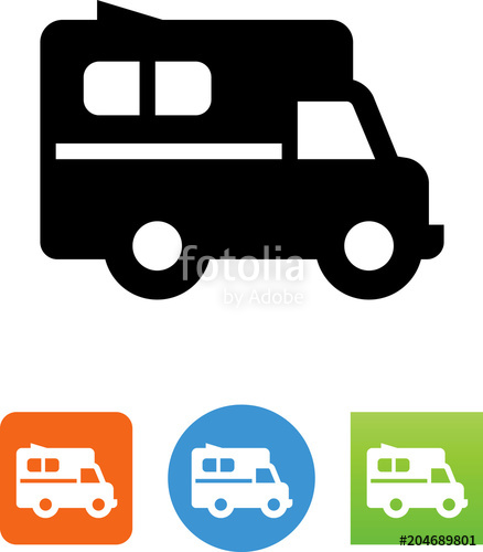438x500 Rv Motorhome Icon Stock Image And Royalty Free Vector Files On