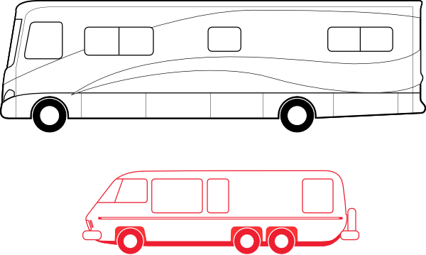 600x359 Rv Clipart Class A Motorhome ~ Frames ~ Illustrations ~ Hd Images