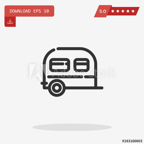 500x500 Motorhome Vector Icon