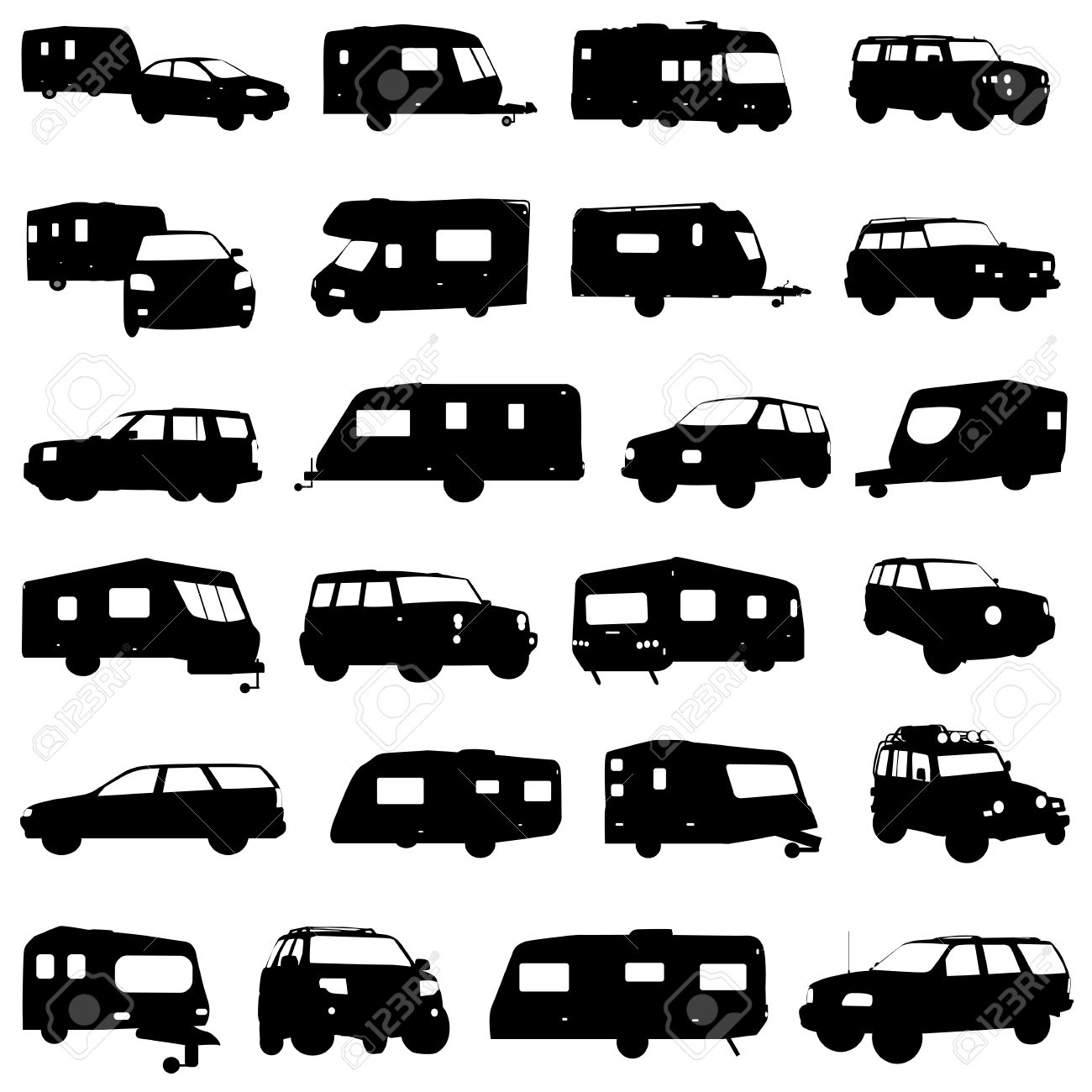 1300x1300 Caravan Clipart Motorhome 3131811