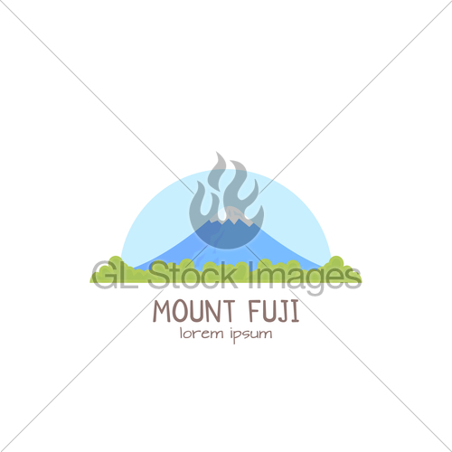 500x500 Vector Illustration Of Mount Fuji Gl Stock Images
