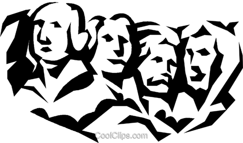 480x282 Mount Rushmore Royalty Free Vector Clip Art Illustration Vc022843