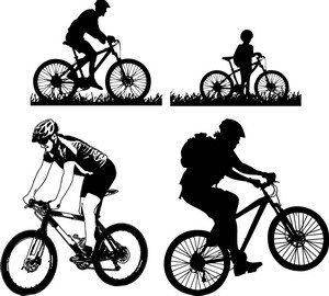 300x270 Free Download Of Mountain Bike Sticker Vector Graphics And