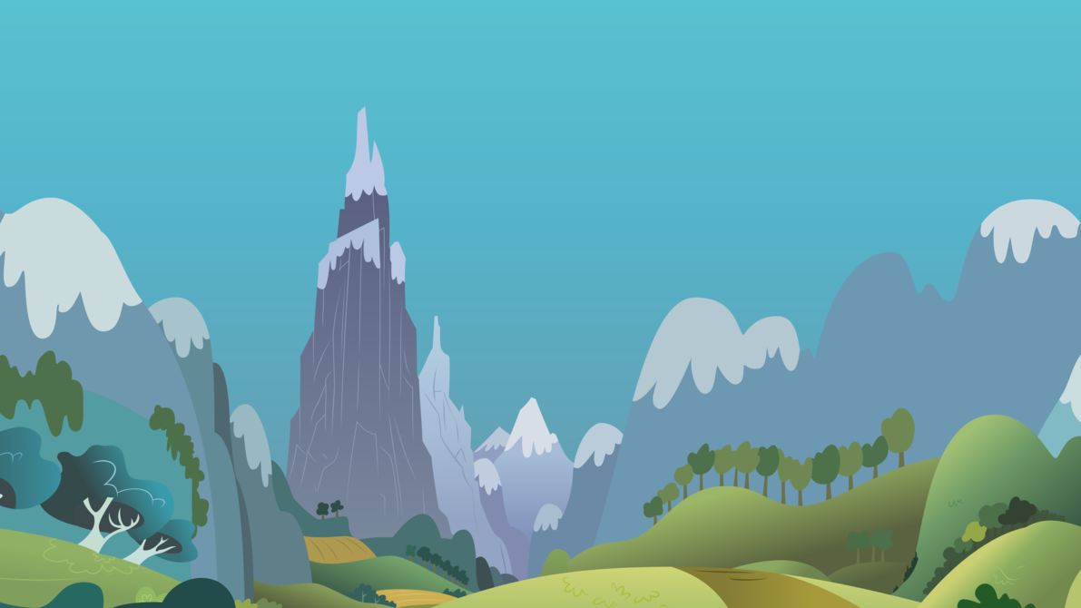 1191x670 Mountain Landscape Vector By Starshinecelestalis