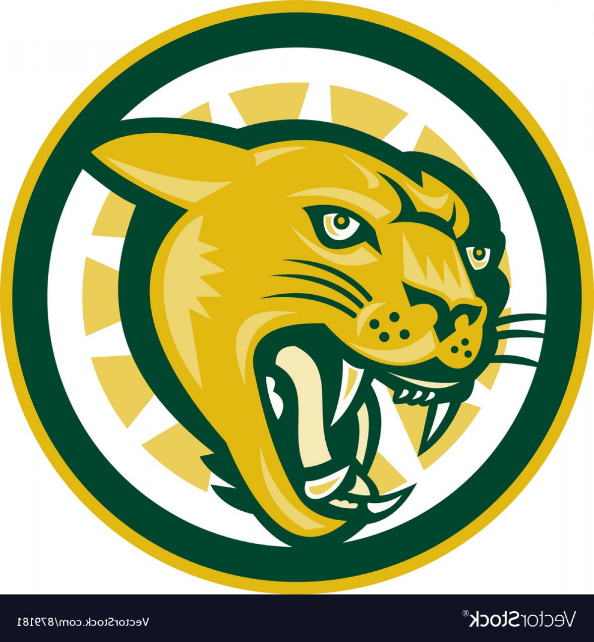 1198x1296 Mountain Lion Puma Big Cat Head Vector Lazttweet