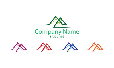 400x240 Mountain Logo Vector