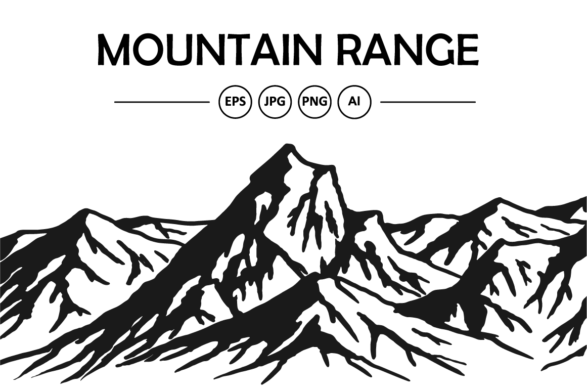 1161x773 Mountain Range Vector Bundle By Msa Graphics