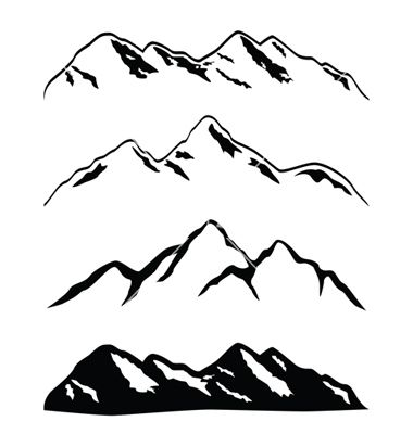 380x400 Mountain Ranges Vector 296797
