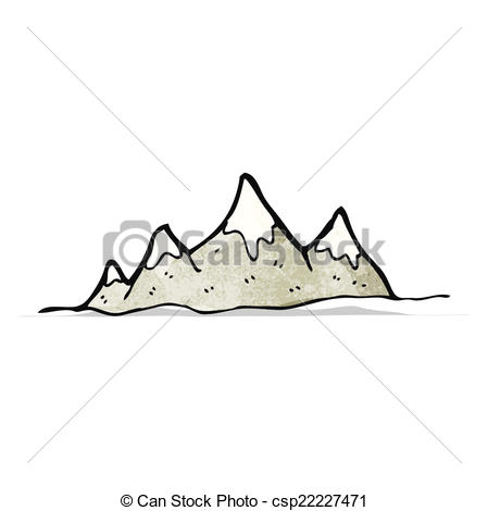 449x470 Cartoon Mountain Range.
