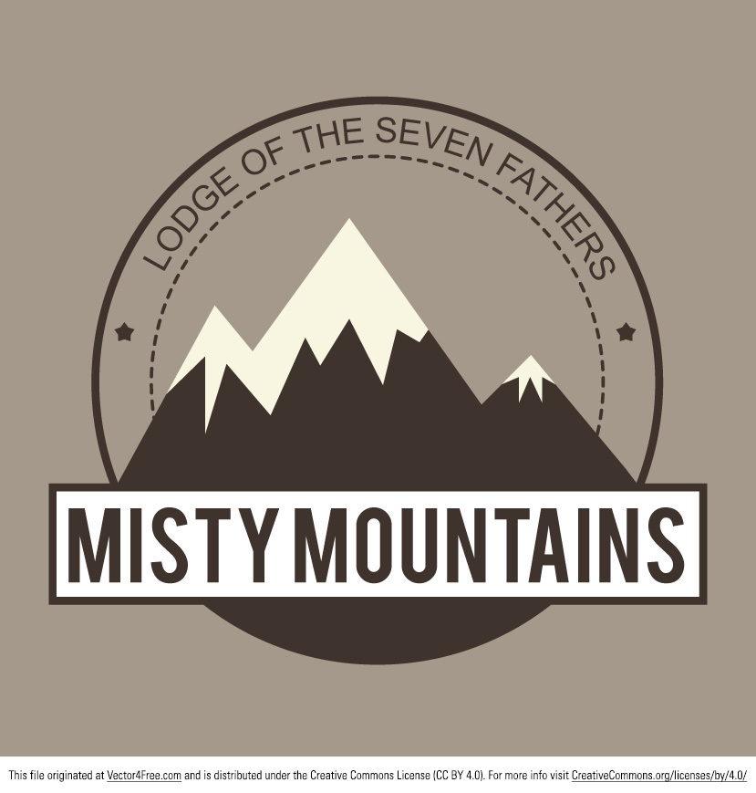 829x869 Free Mountain Vector Badge