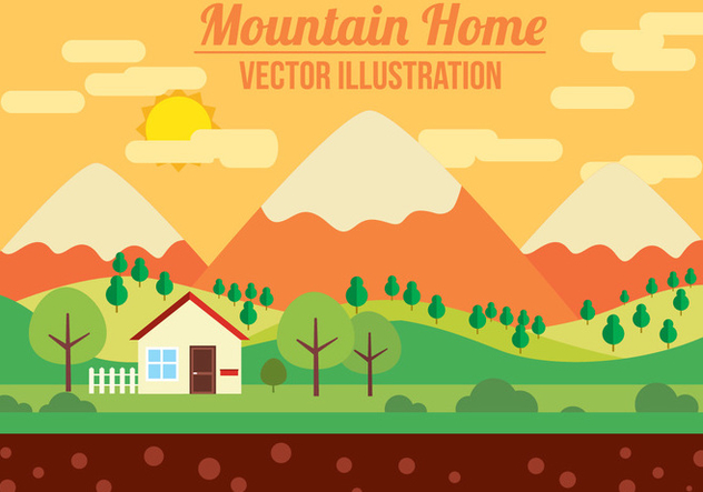 632x443 Free Mountain Vector Illustration Free Vector Download 382731