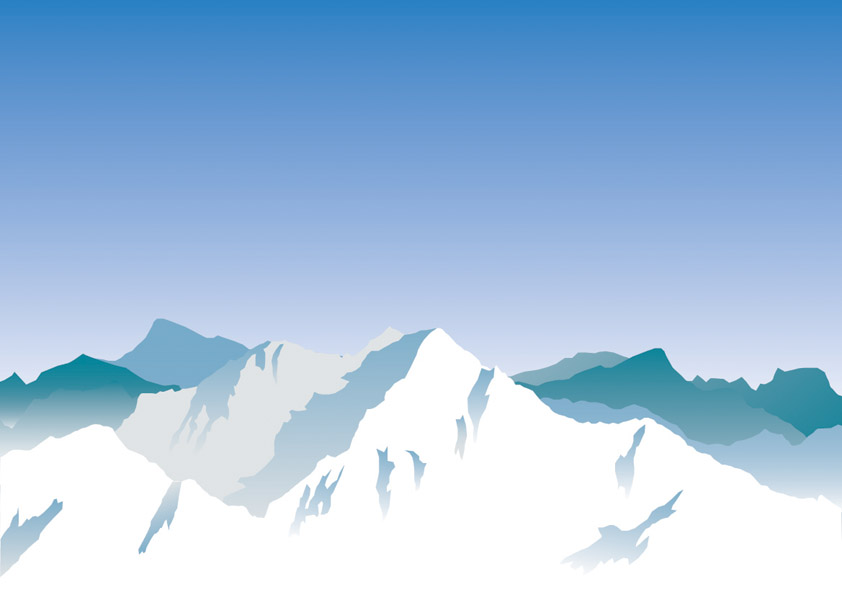 842x592 Vector Mountains Free Vector 4vector