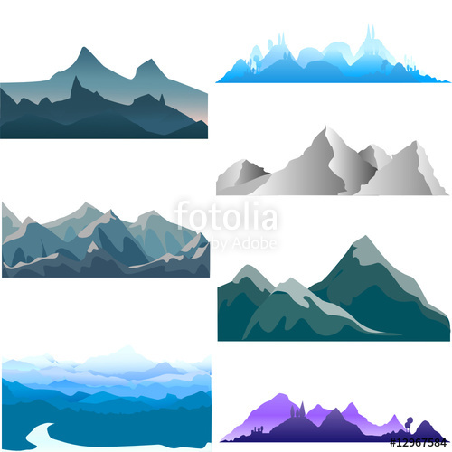 500x500 Mountain Vector Stock Image And Royalty Free Vector Files On